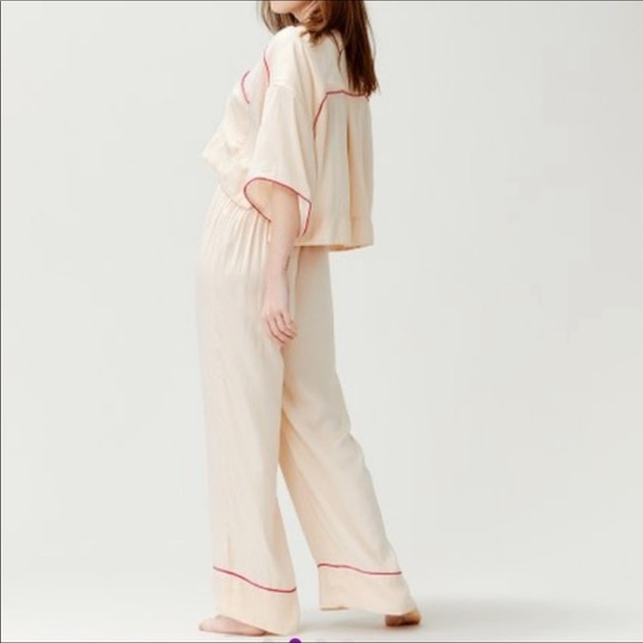 Free People Shine Crop Top & Pants PJ 2-Piece Set - Picture 2 of 11